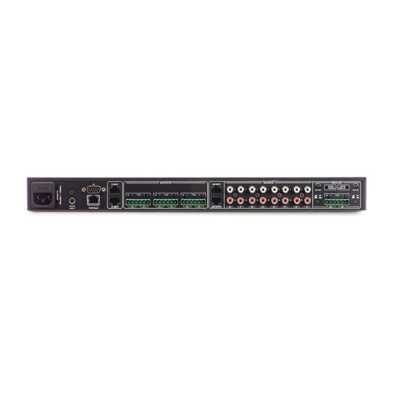 DBX - ZonePro 1260 zonmixer 12 in/6 ut med display - Musik Utan Gränser 