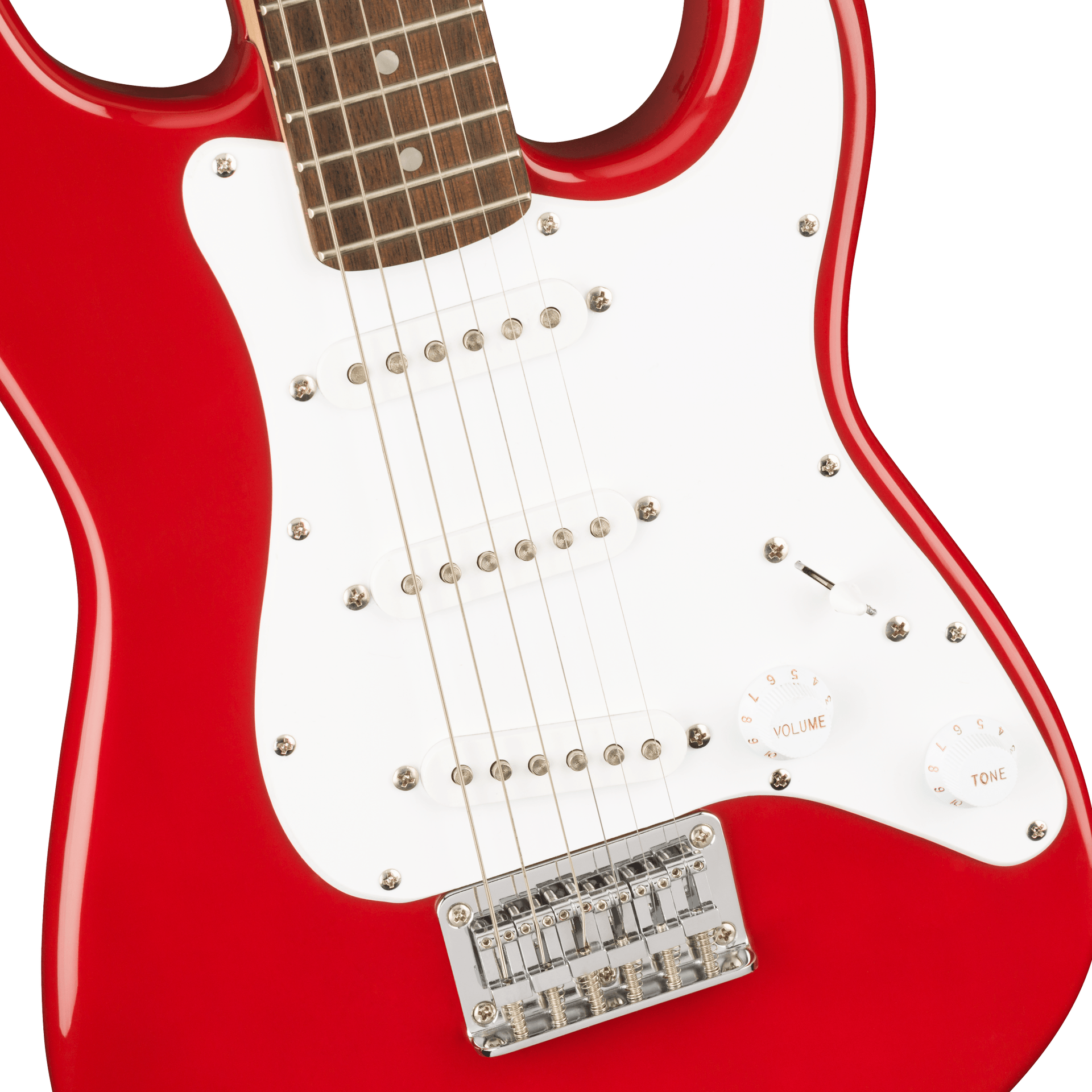 Squier by Fender - Mini Stratocaster® röd 3/4 - Musik Utan Gränser 