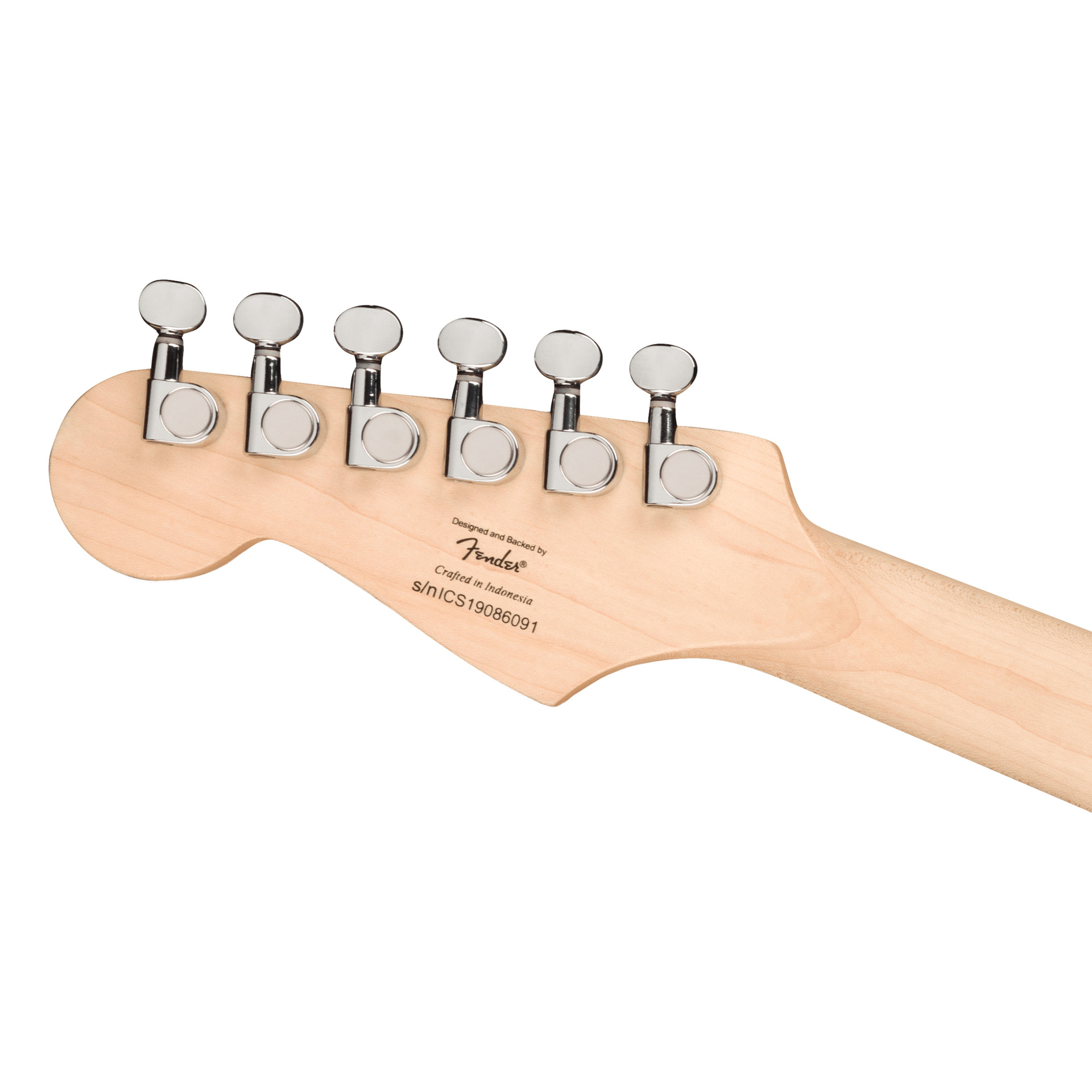 Squier by Fender - Mini Stratocaster Laurel Fingerboard Shell Pink 3/4 - Musik Utan Gränser 