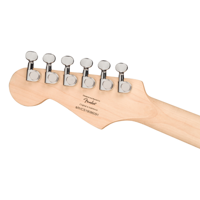 Squier by Fender - Mini Stratocaster Laurel Fingerboard Shell Pink 3/4 - Musik Utan Gränser 
