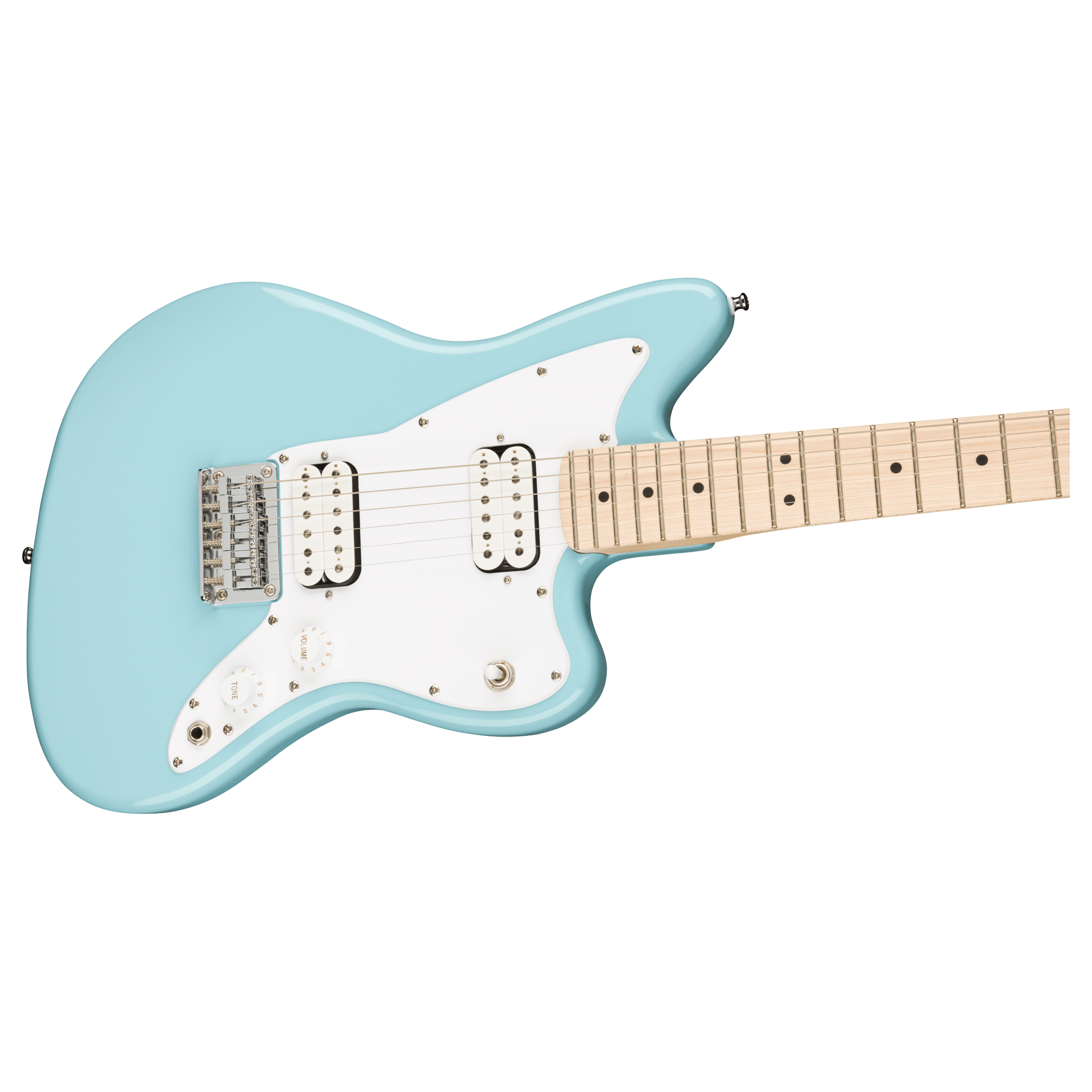 Squier by Fender - Mini Jazzmaster HH Maple Fingerboard Daphne Blue 3/4 - Musik Utan Gränser 