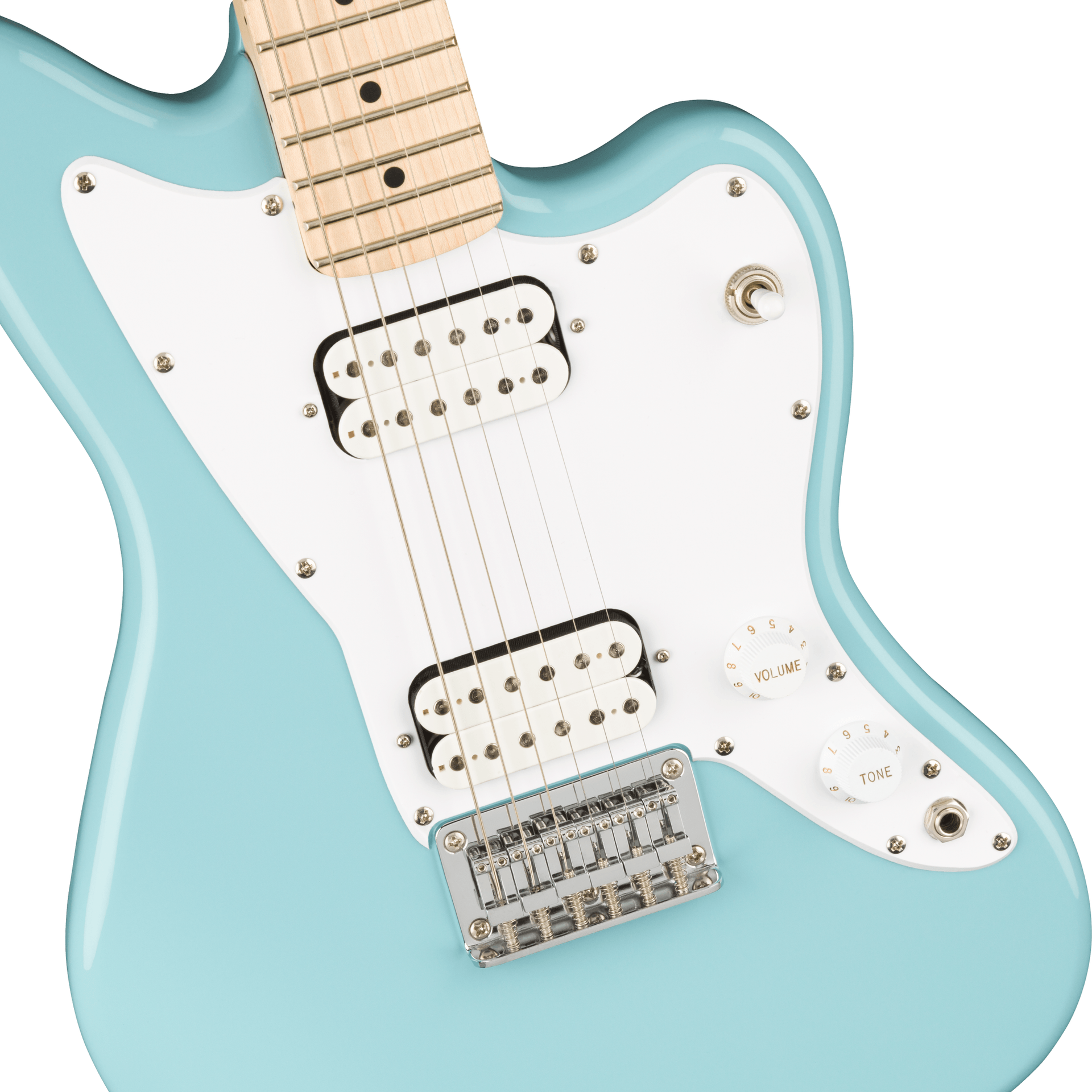 Squier by Fender - Mini Jazzmaster HH Maple Fingerboard Daphne Blue 3/4 - Musik Utan Gränser 