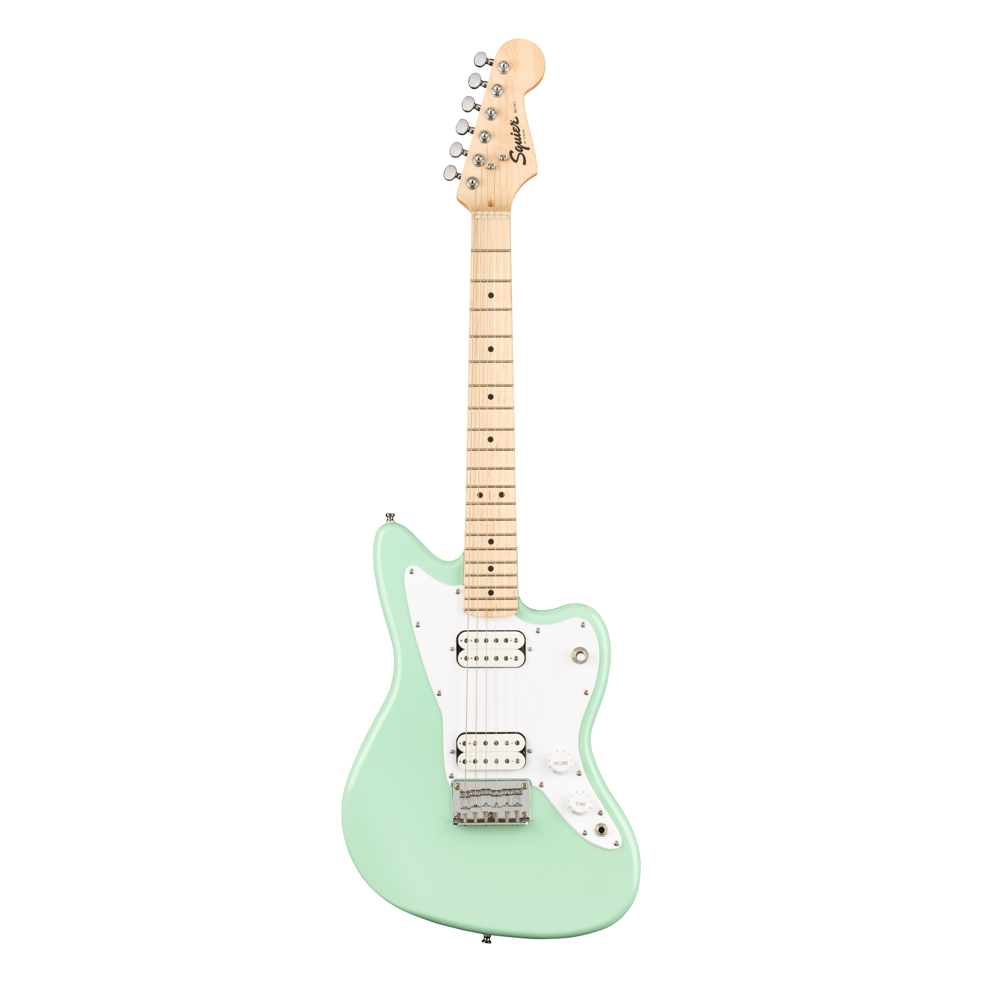 Squier by Fender - Mini Jazzmaster HH Maple Fingerboard Surf Green 3/4 - Musik Utan Gränser 