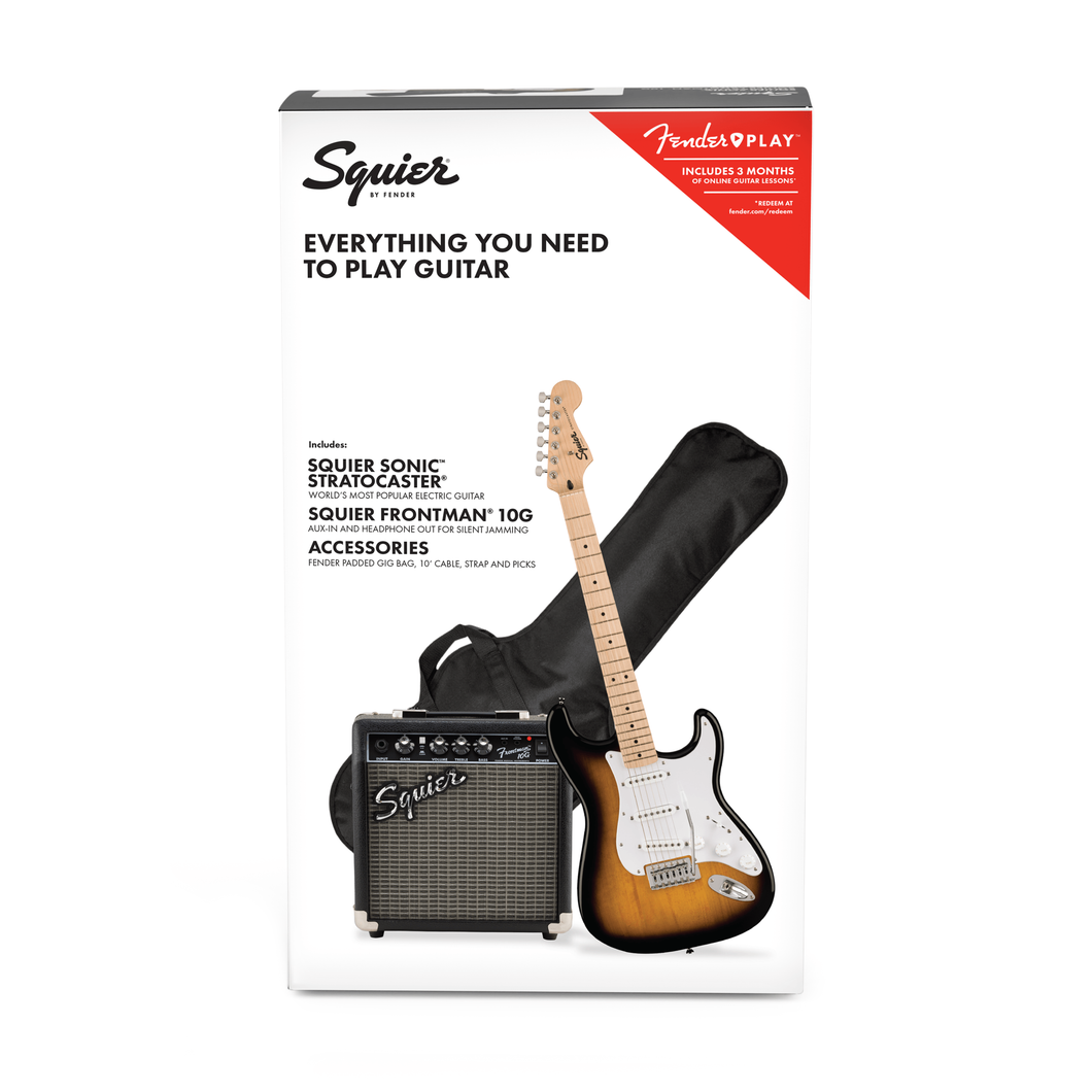 Sonic Stratocaster elgitarrpaket sunburst