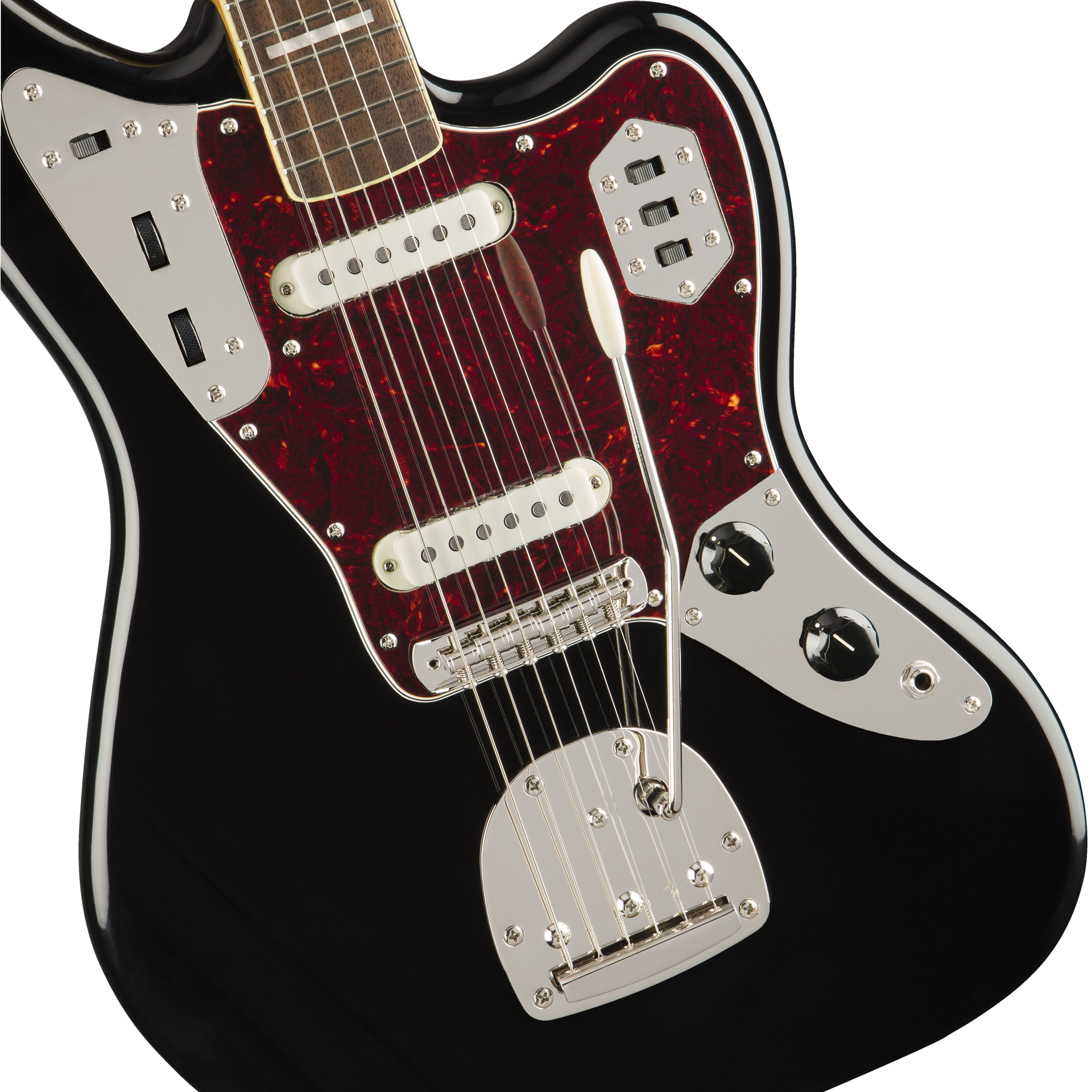 Squier by Fender - Classic Vibe 70s Jaguar Svart - Musik Utan Gränser 