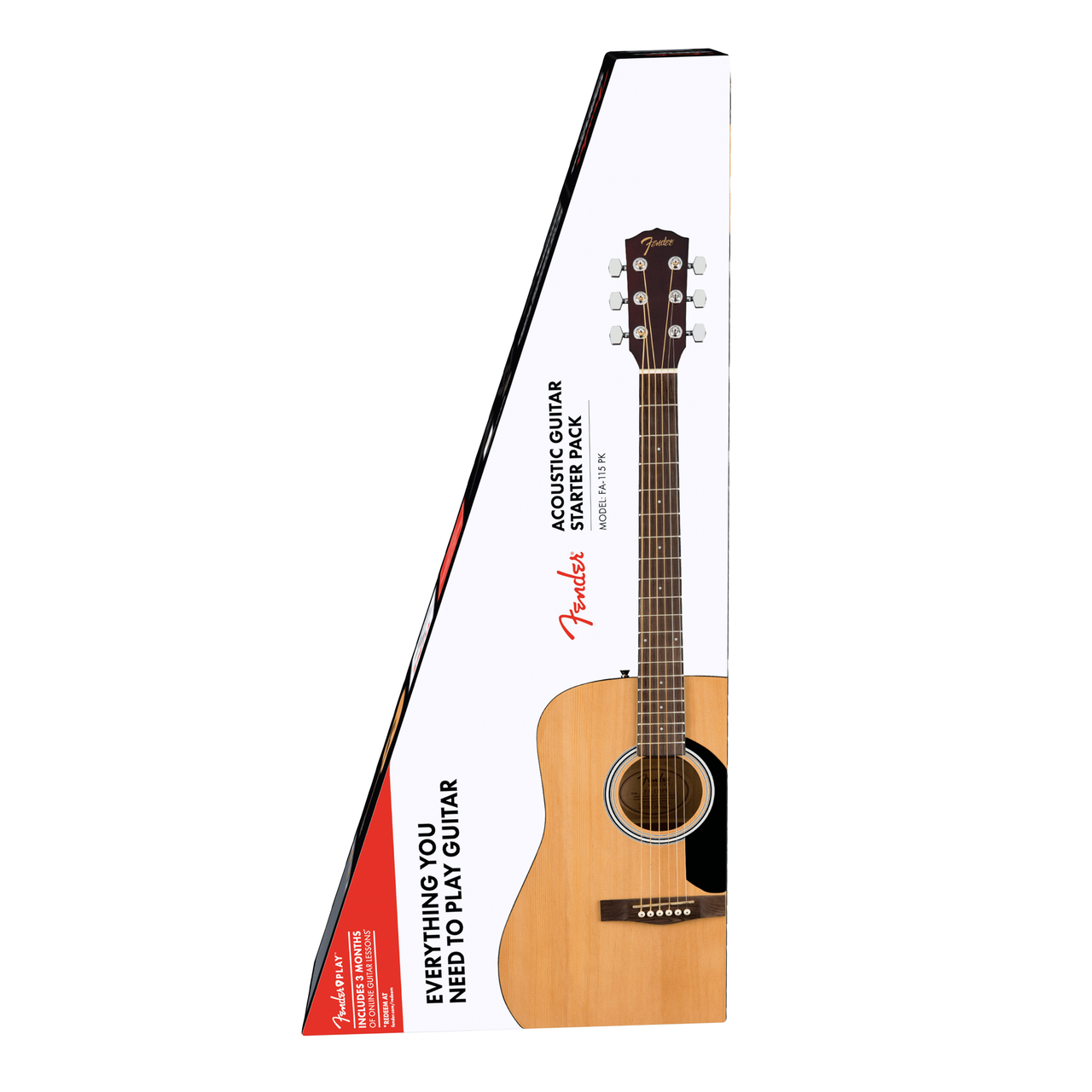 Fender - FA-115 Dreadnought Pack Natural Walnut - Musik Utan Gränser 