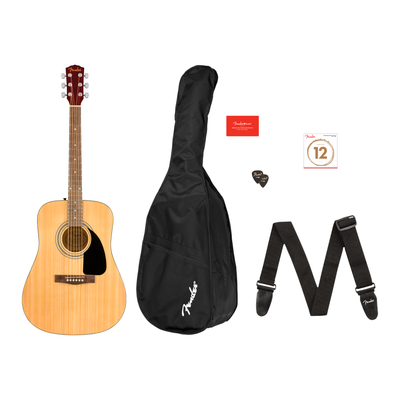 Fender - FA-115 Dreadnought Pack Natural Walnut - Musik Utan Gränser 