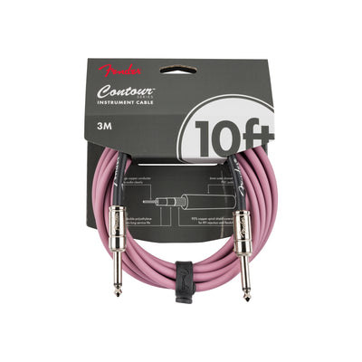Contour Instrument Cable Burgundy Mist 10'