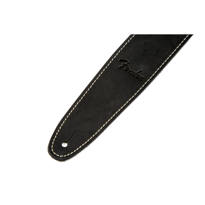 Fender - Ball Glove Leather Strap, Black, 2.5" - Musik Utan Gränser 