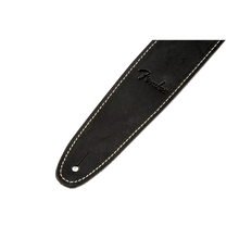 Ladda upp bild till gallerivisning, Fender - Ball Glove Leather Strap, Black, 2.5&quot; - Musik Utan Gränser 
