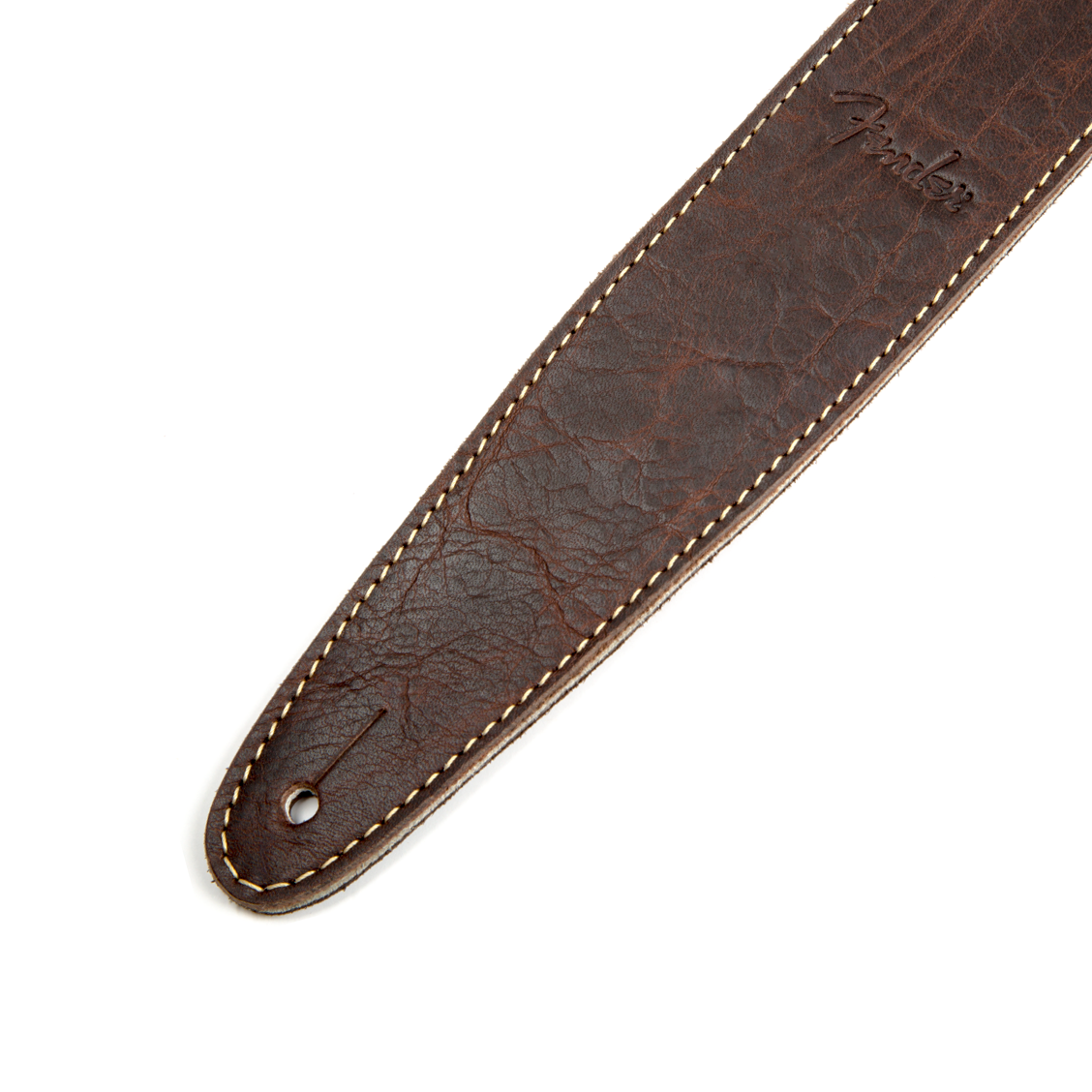 Artisan Crafted Leather Strap Brown 2"