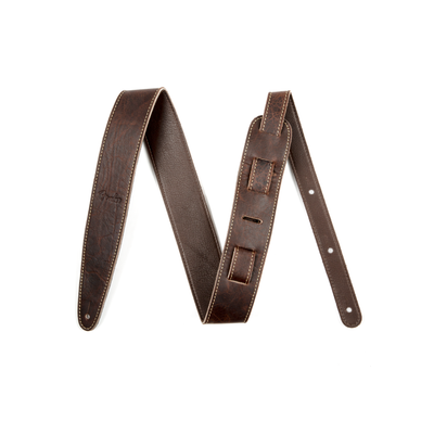 Artisan Crafted Leather Strap Brown 2"
