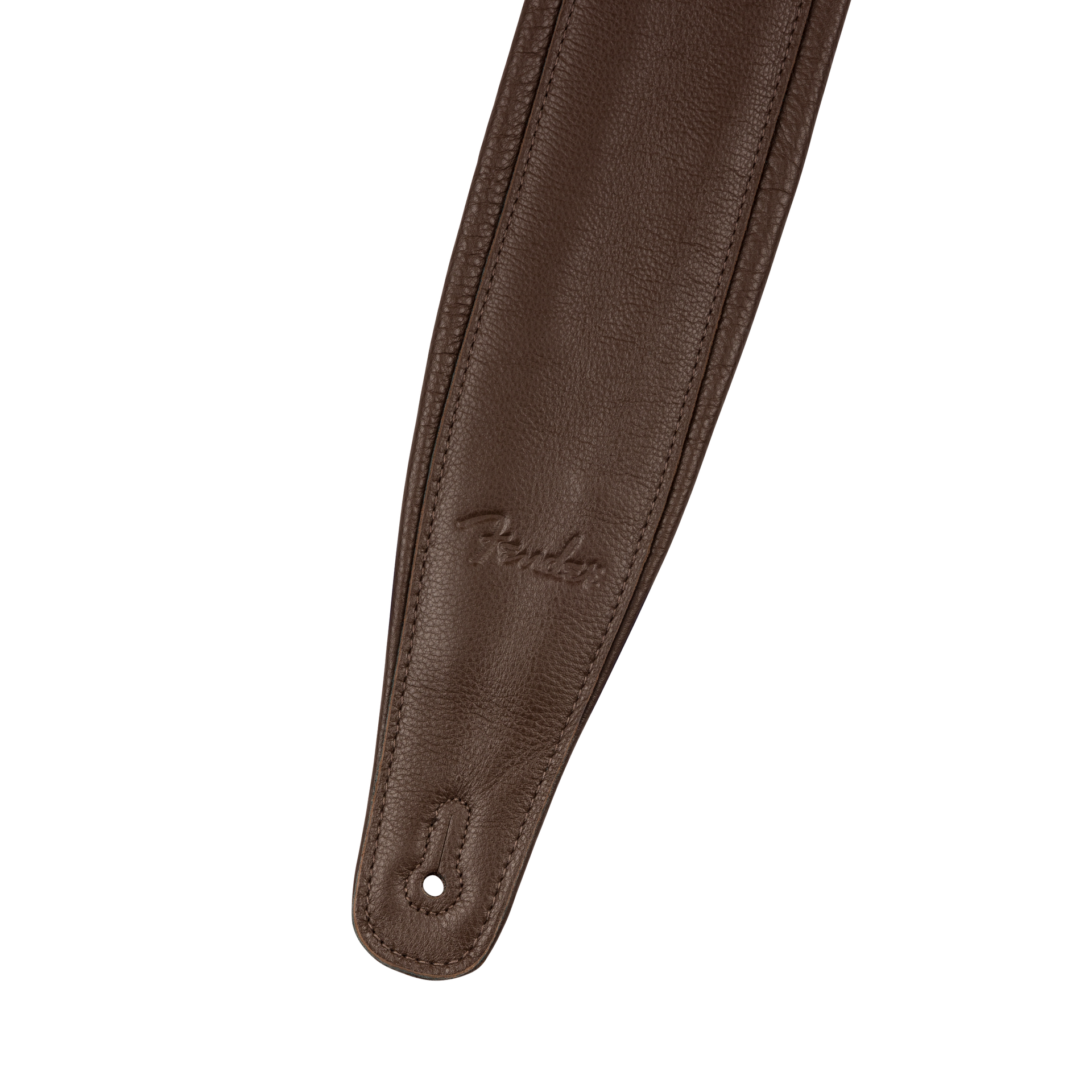 3.5" Premium läder axelband brunt