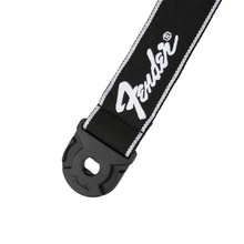 Ladda upp bild till gallerivisning, Quick Grip Locking End Strap, Black with White Running Logo 2&quot;
