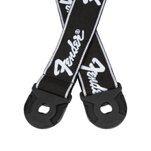 Ladda upp bild till gallerivisning, Quick Grip Locking End Strap, Black with White Running Logo 2&quot;
