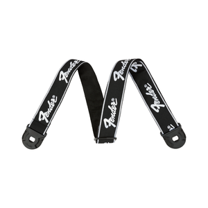 Quick Grip Locking End Strap, Black with White Running Logo 2"