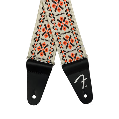 Pasadena Woven Strap Lattice Orange 2"