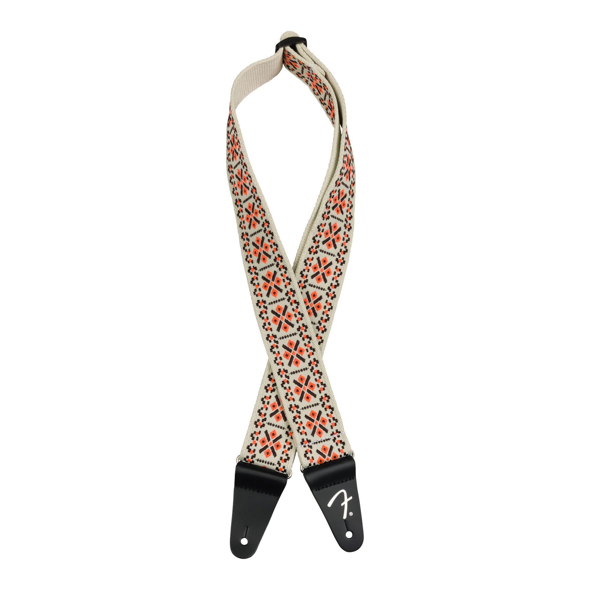 Pasadena Woven Strap Lattice Orange 2"
