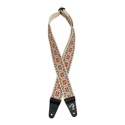 Pasadena Woven Strap Lattice Orange 2"