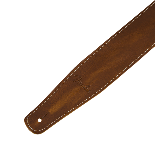 Fender - Broken-In Leather Strap Tan 2.5" - Musik Utan Gränser 
