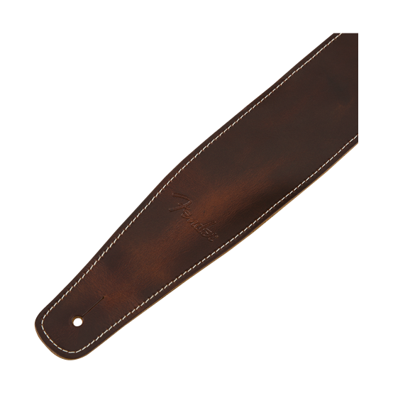 Fender - Broken-In Leather Strap Brown 2.5" - Musik Utan Gränser 