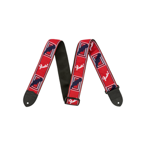 Monogrammed Strap Red/White/Blue 2"
