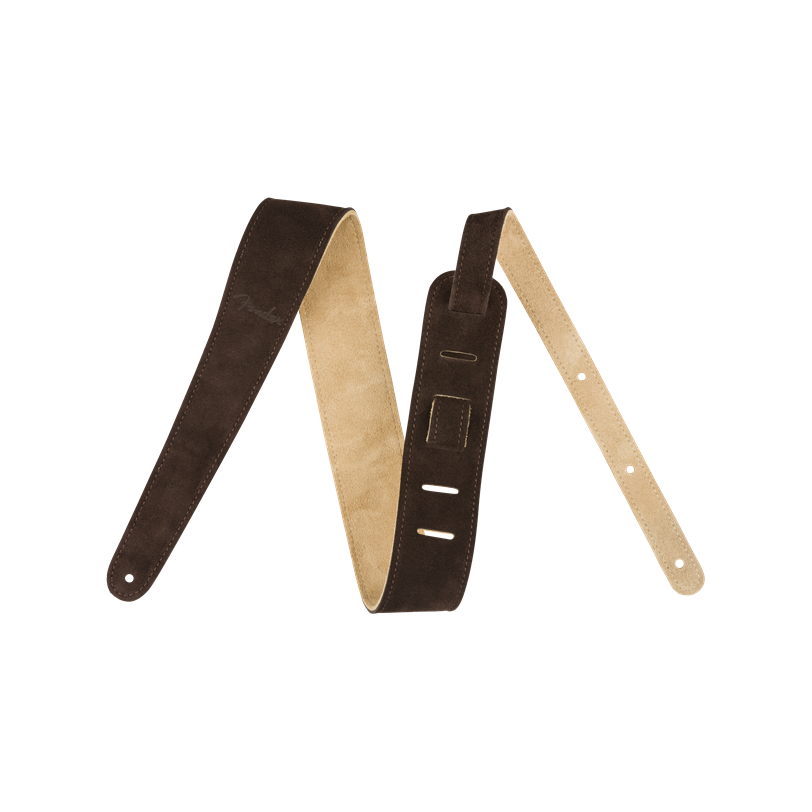 Reversible Suede Strap Brown/Tan, 2"
