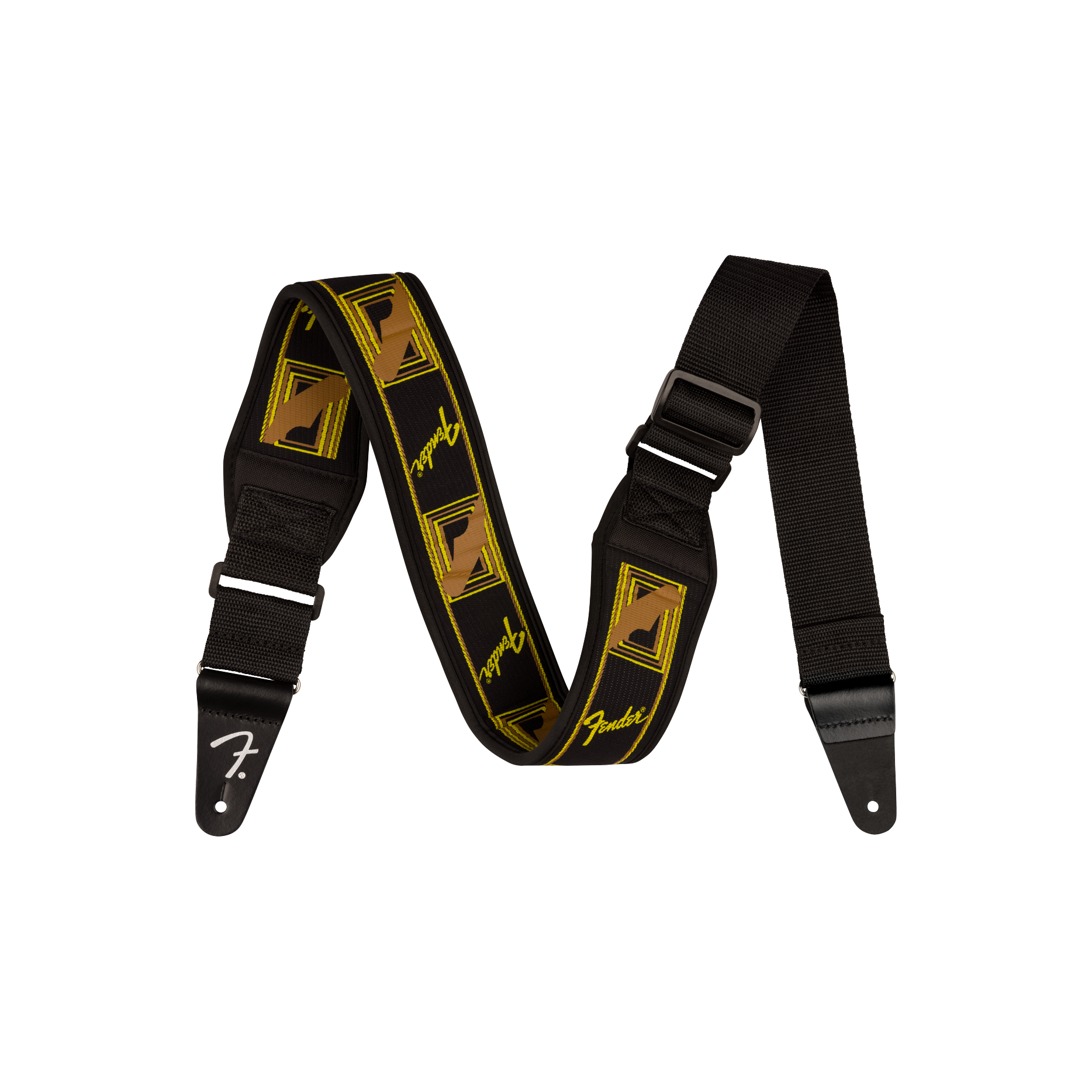 Swell™ Neoprene Strap Blk/Ylw/Brn Mono 2.5"