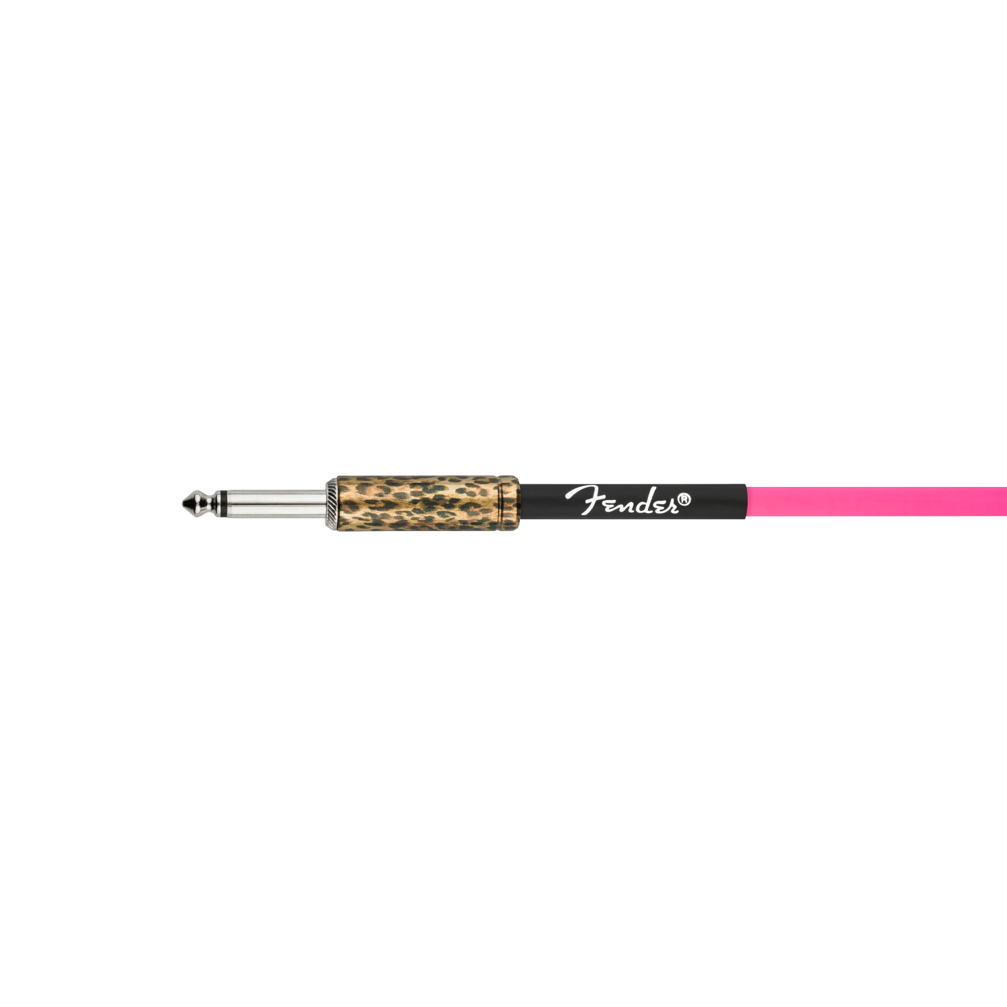 Fender - Joe Strummer 13' Instrument Cable Pink Leopard - Musik Utan Gränser 