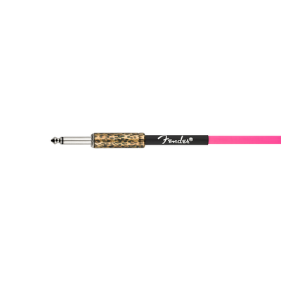 Fender - Joe Strummer 13' Instrument Cable Pink Leopard - Musik Utan Gränser 
