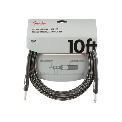 Professional Series Instrument Cables 10" Gray Tweed