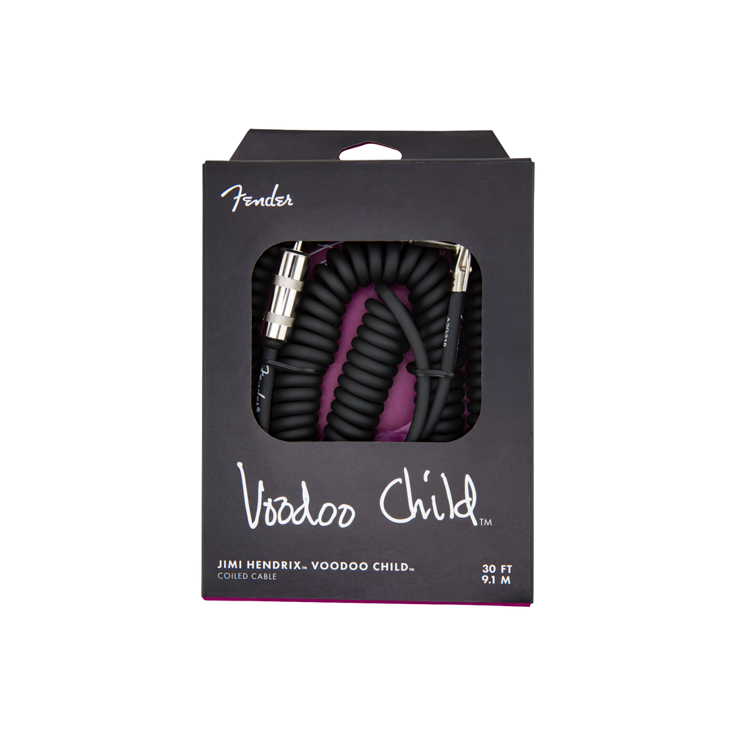 Hendrix Voodoo Child™ Coil rak/vinklad svart 30ft