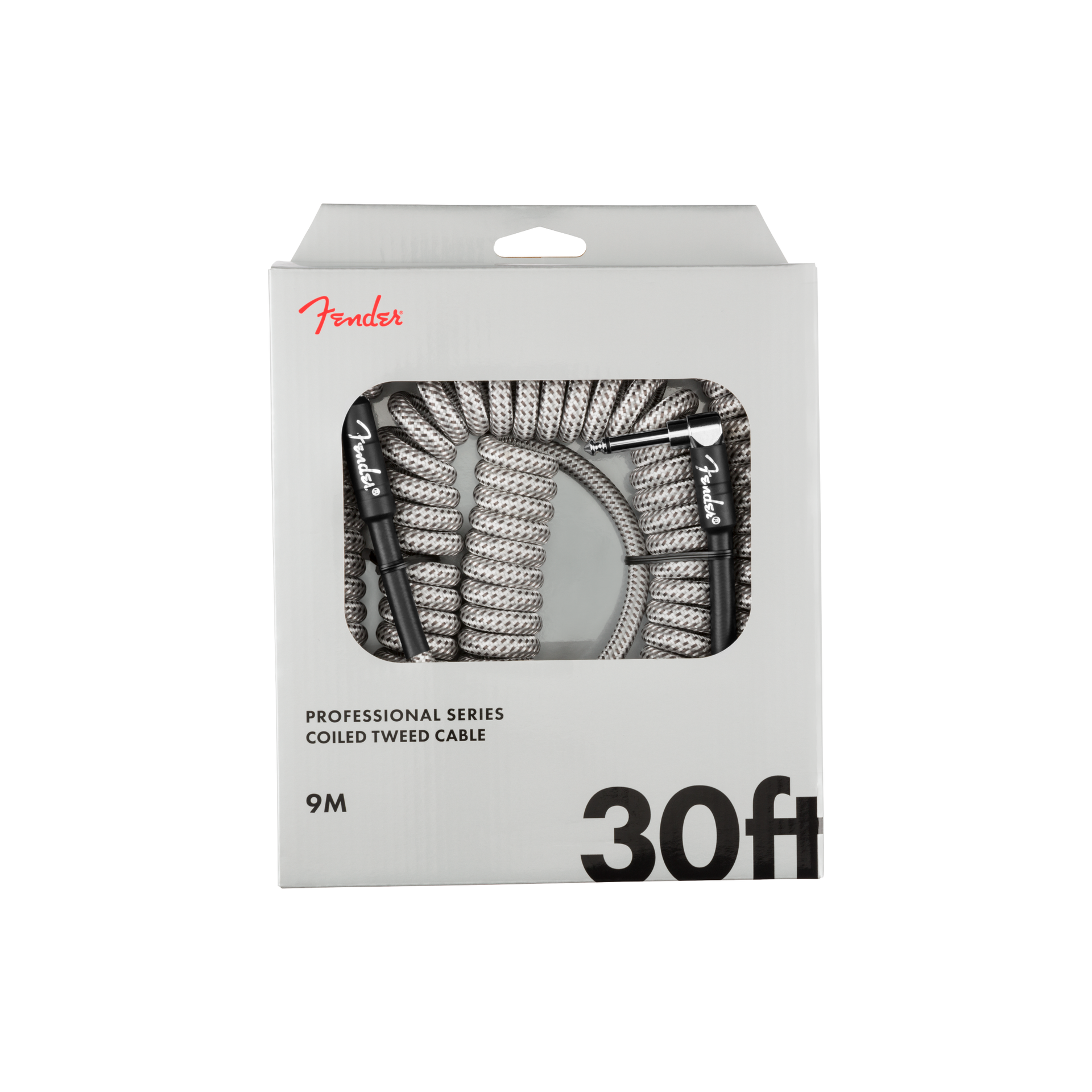 Fender - Professional Series Coil Cable 30' White Tweed - Musik Utan Gränser 