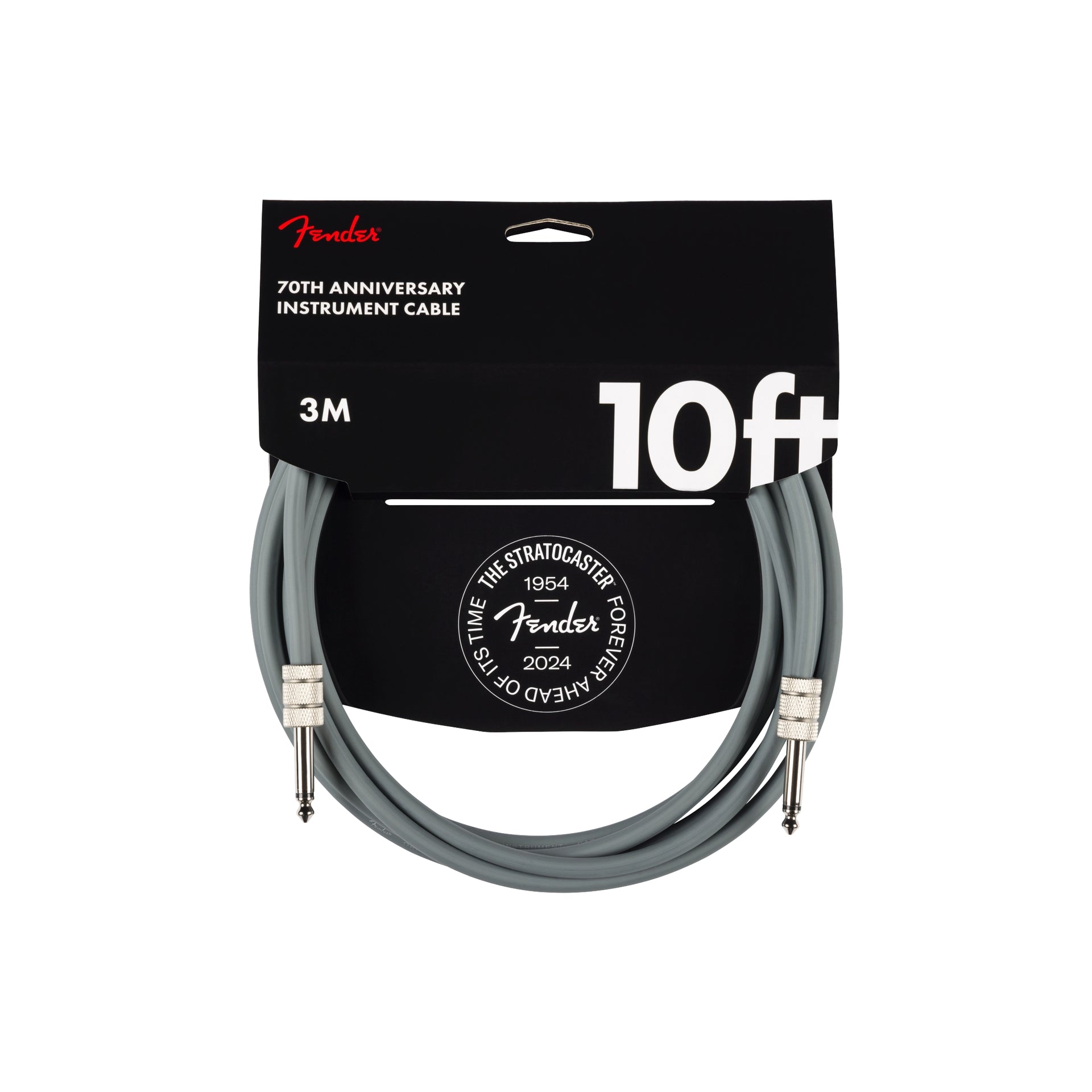 70-årsjubileums Instrumentkabel Grå 10" 3m