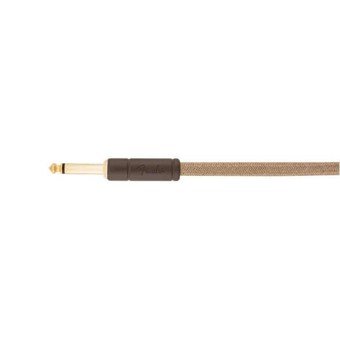 Festival Instrument Cable Straight/Angle 10" Pure Hemp Natural