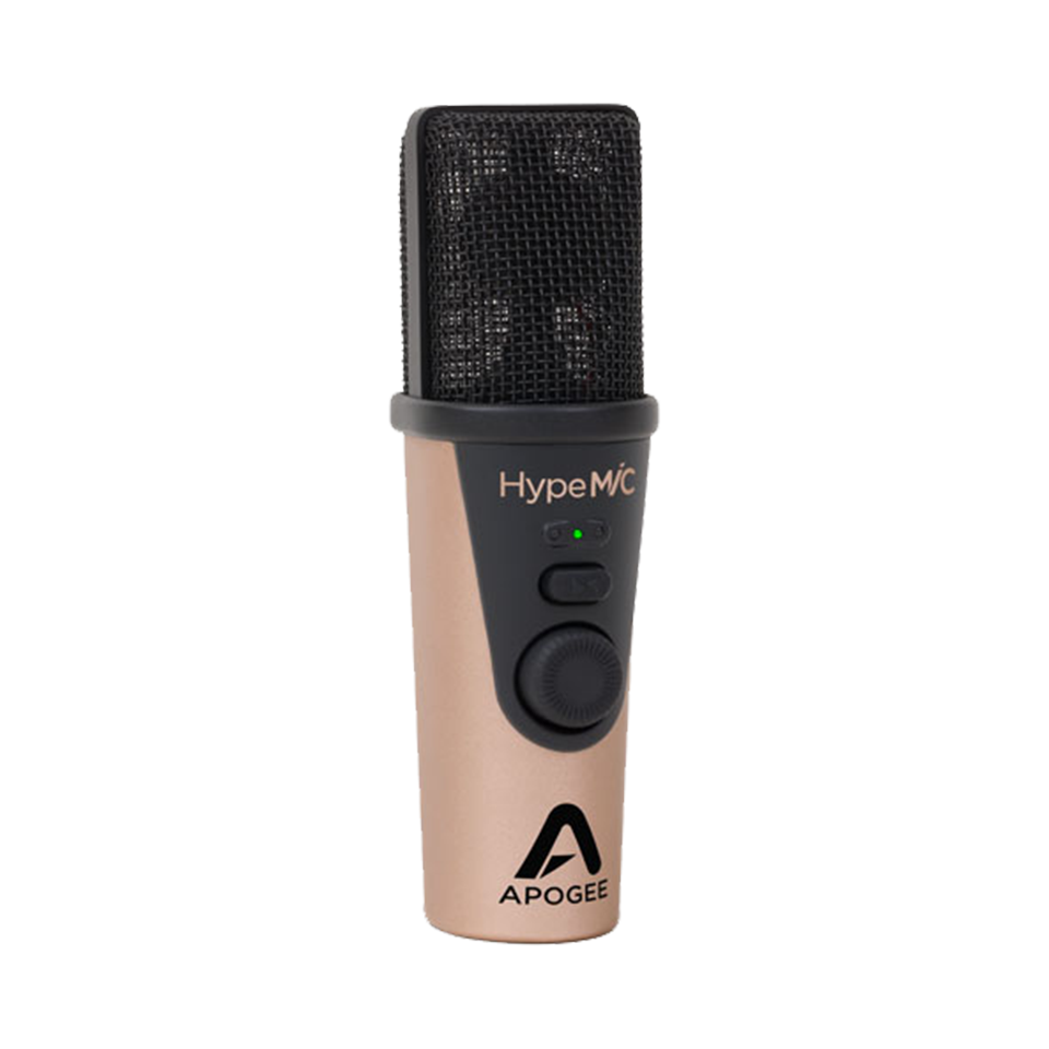 Apogee - HypeMiC USB-mikrofon med kompressor och hörlursutgång - Musik Utan Gränser 