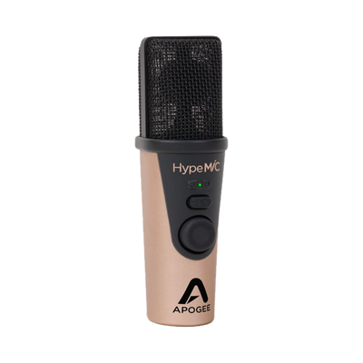 Apogee - HypeMiC USB-mikrofon med kompressor och hörlursutgång - Musik Utan Gränser 