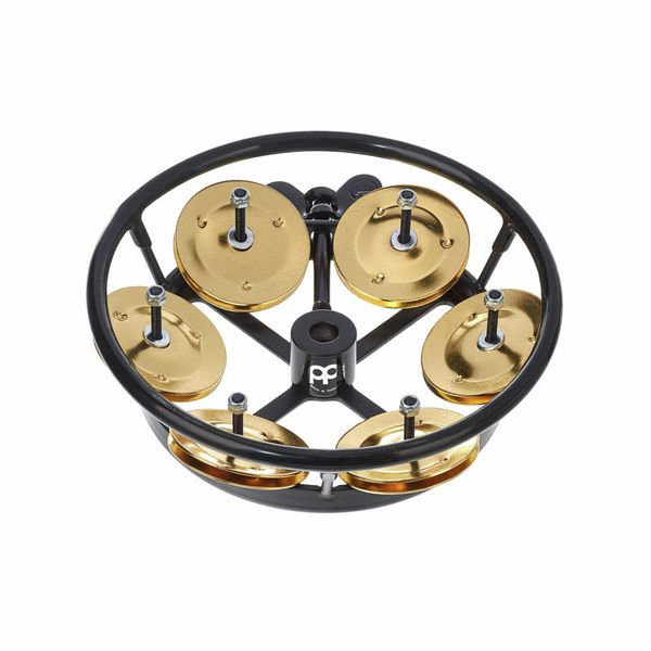 THH1B-BK Hi-hat Tambourine Solid Brass Jingles