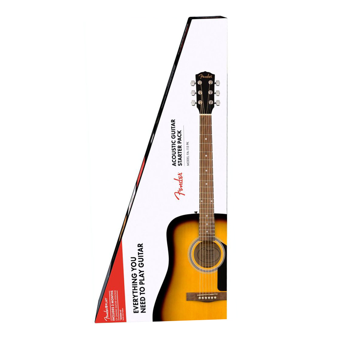 Fender - FA-115 Dreadnought Pack Sunburst Walnut - Musik Utan Gränser 