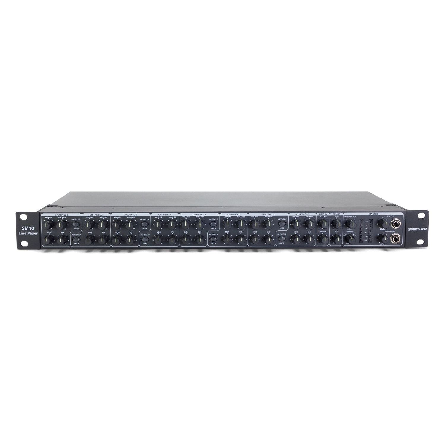 SM10 10-kanalig Stereo Line/Mic Mixer