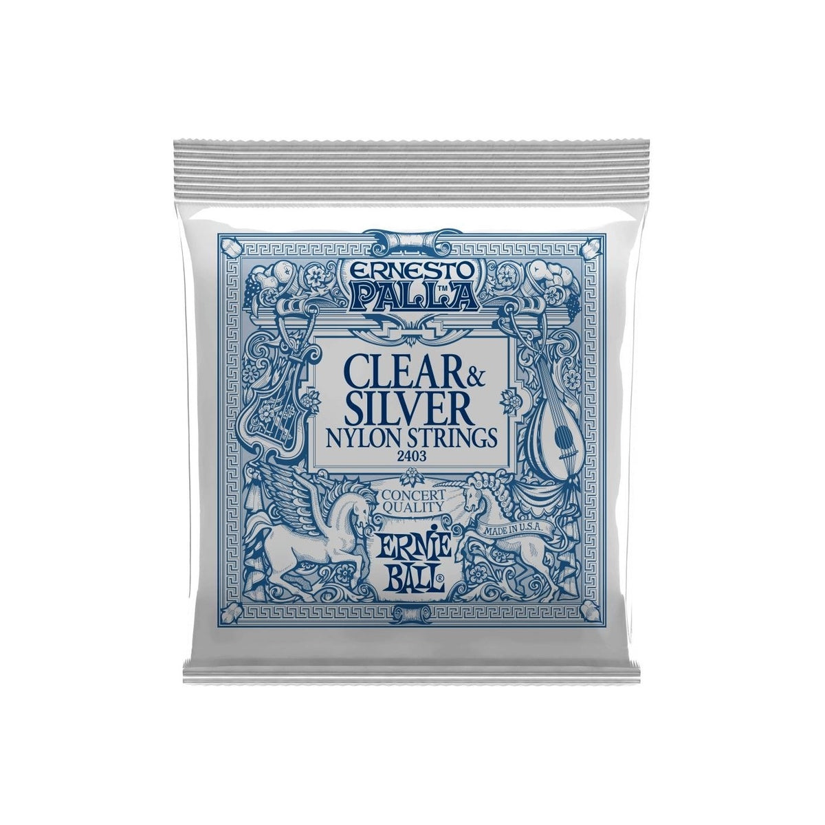 Ernie Ball 2403 Clear & Silver Nylonsträngset
