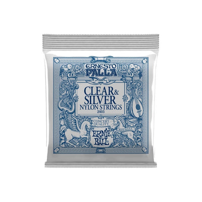 Ernie Ball 2403 Clear & Silver Nylonsträngset