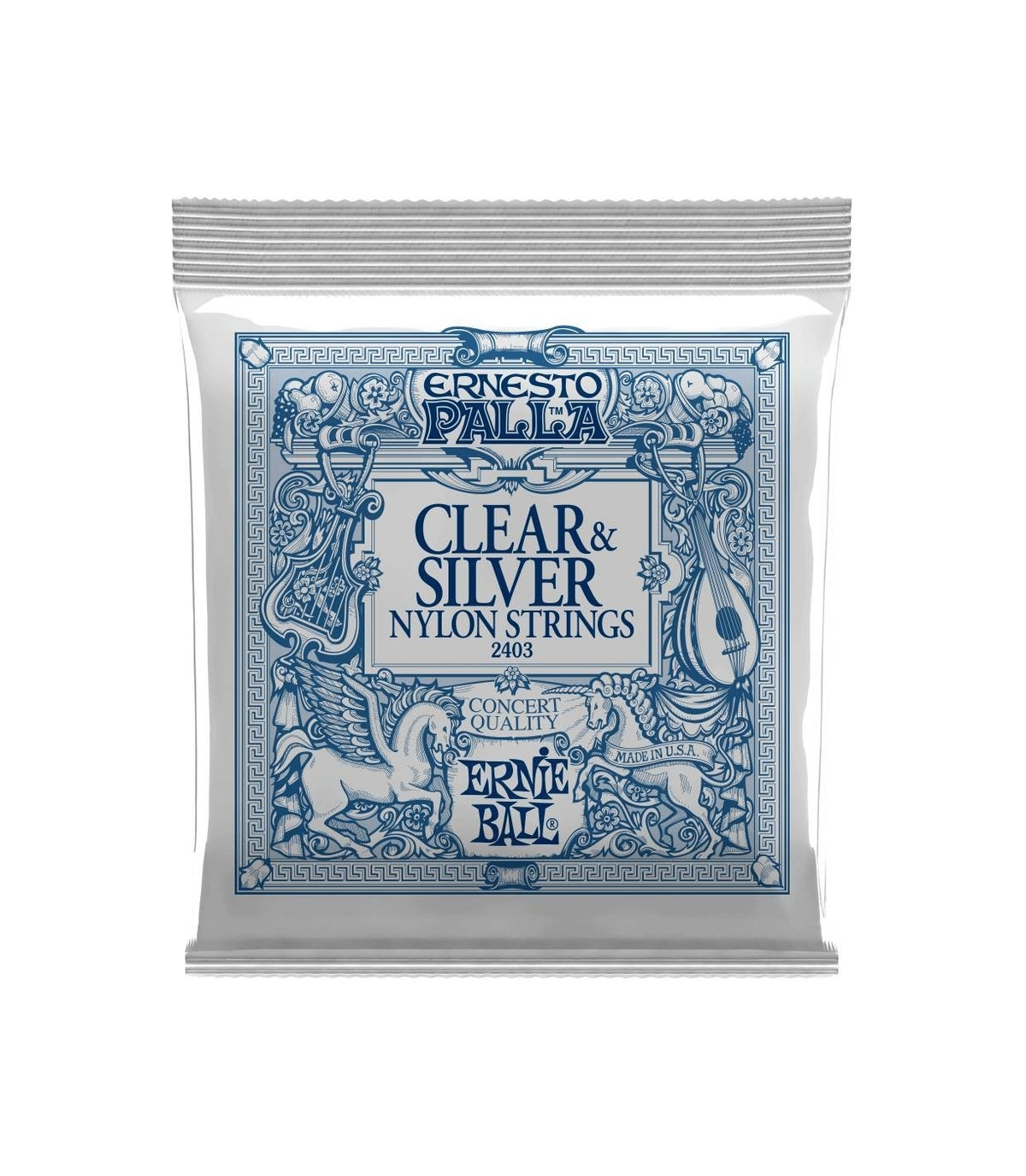 Ernie Ball 2403 Clear & Silver Nylonsträngset