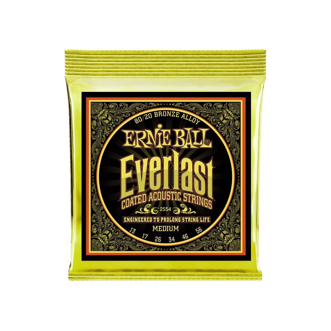 Ernie Ball - Everlast Bronze Medium 2554 80/20 - Musik Utan Gränser 