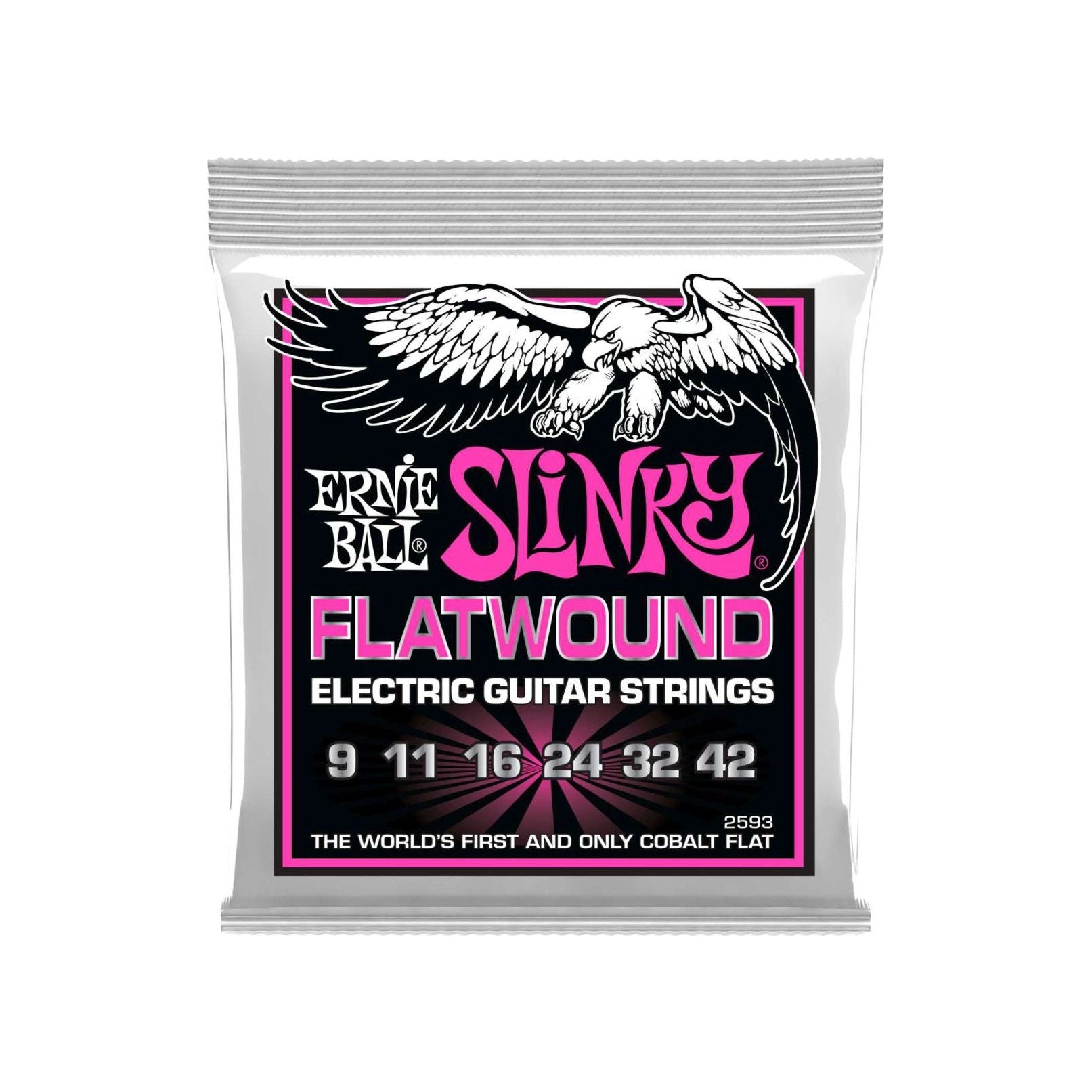 Ernie Ball - 2593 Flatwound Slinky 009-042 - Musik Utan Gränser 