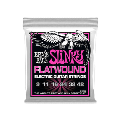 Ernie Ball - 2593 Flatwound Slinky 009-042 - Musik Utan Gränser 