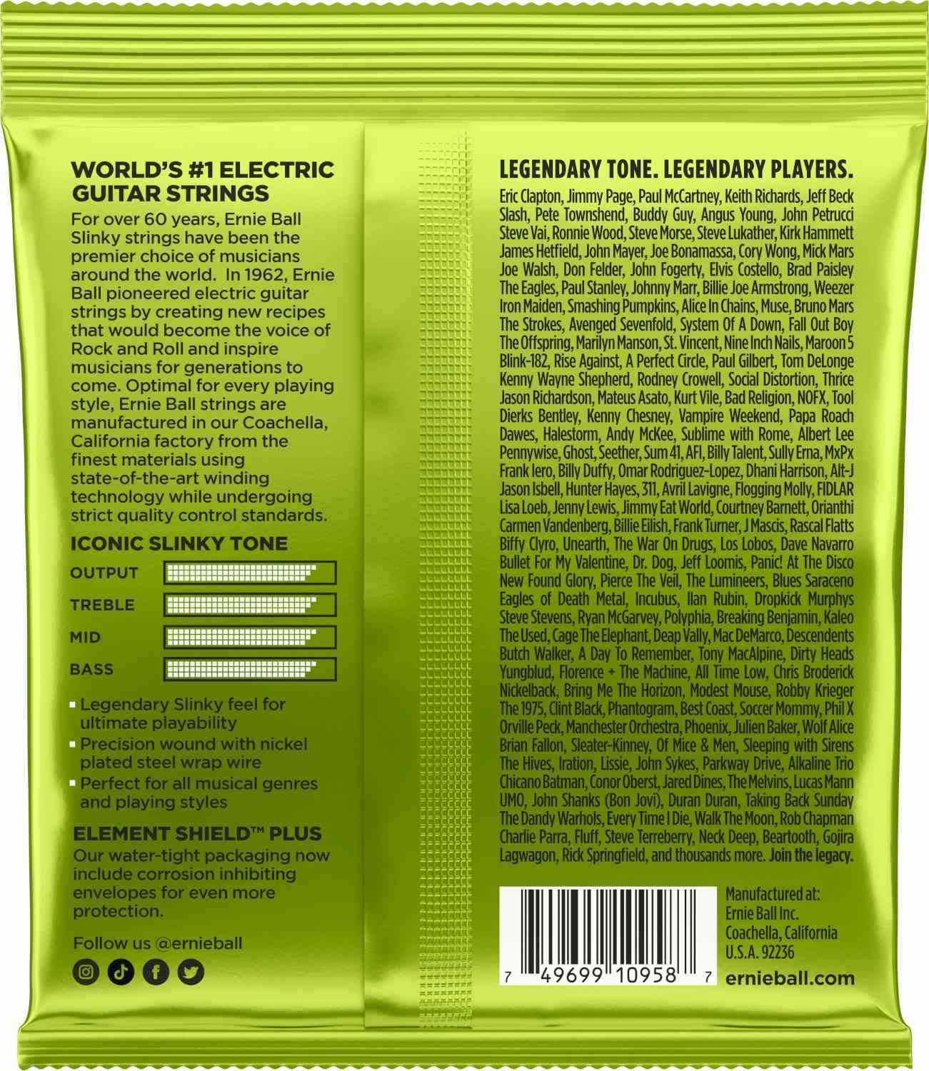 EB-2629 8 String Regular Slinky