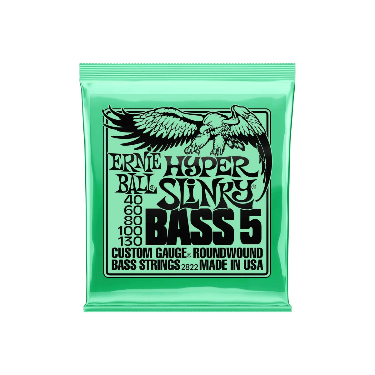 Ernie Ball 2822 5-String Bass Hyper Slinky Nickel 40-130