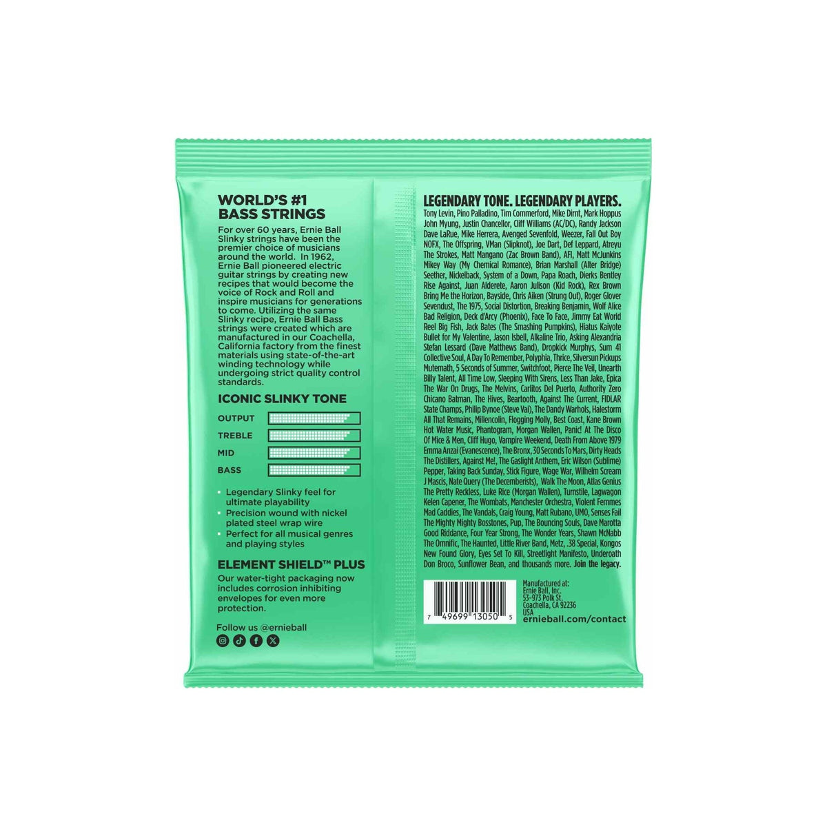 Ernie Ball 2822 5-String Bass Hyper Slinky Nickel 40-130 – bild 2