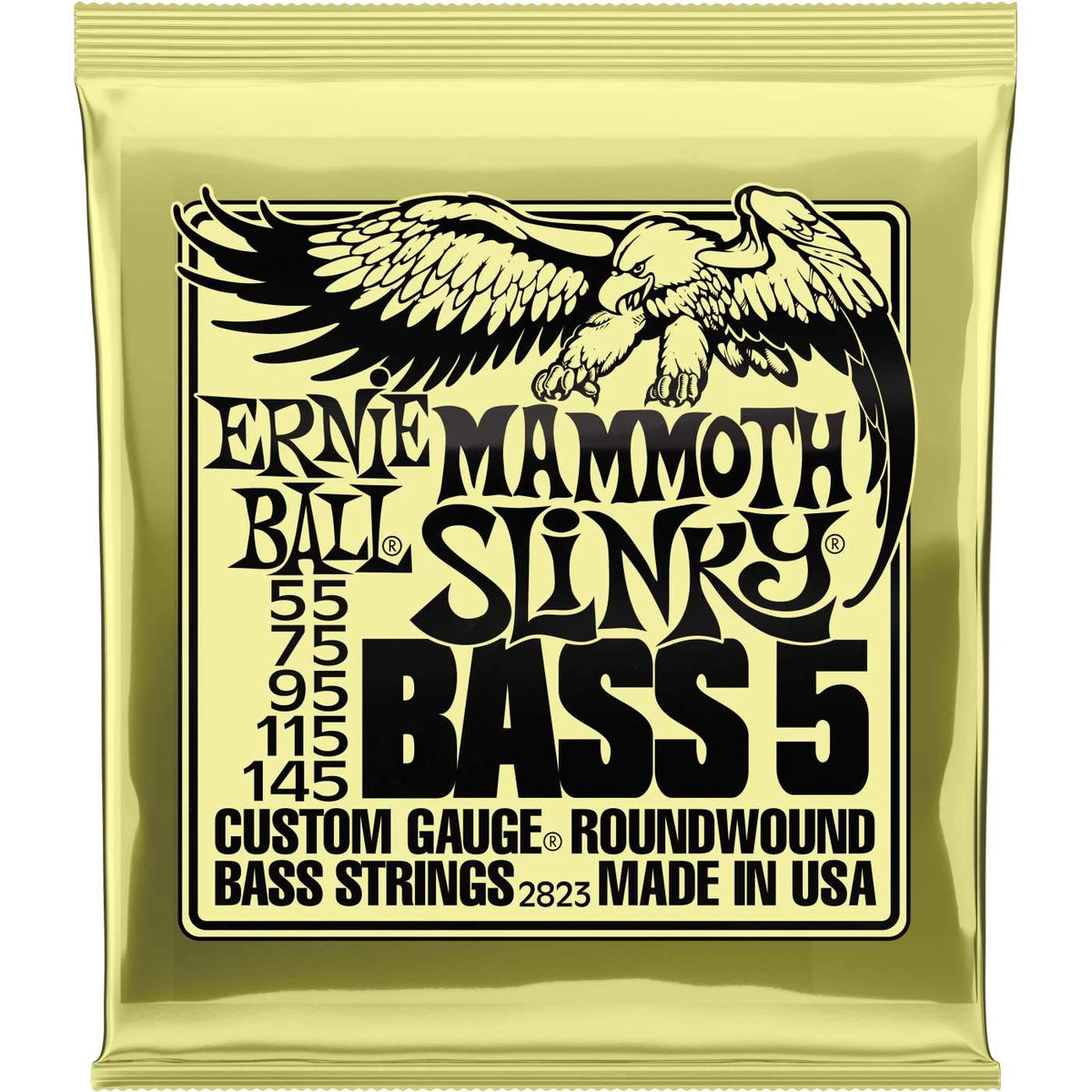 2823 5-String Bass Mammoth Slinky Nickel 55-145